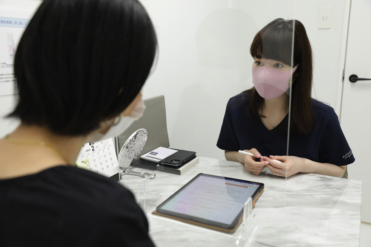 接客の様子